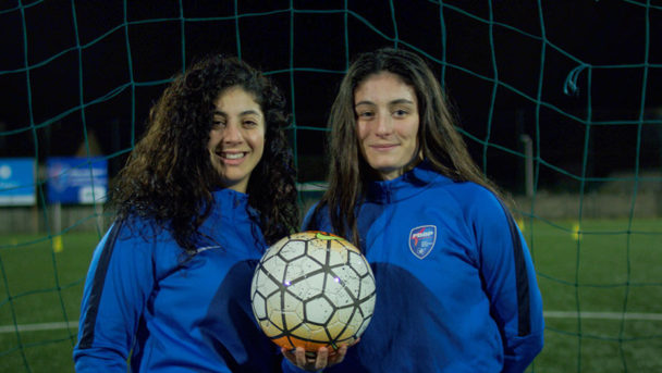 Portrait équipe de foot féminine